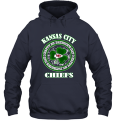 NFL Kansas City Chiefs Logo Happy St Patrick's Day Hooded Sweatshirt