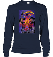 Marvel Ghost Rider Baby Thanos Comic Cover Long Sleeve T-Shirt Long Sleeve T-Shirt - HHHstores