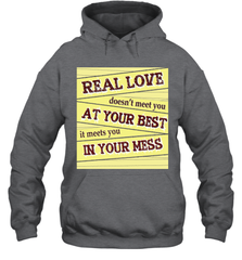 Real love funny quotes for valentine (2) Hooded Sweatshirt Hooded Sweatshirt - HHHstores