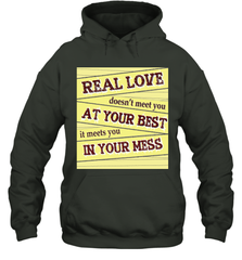 Real love funny quotes for valentine (2) Hooded Sweatshirt Hooded Sweatshirt - HHHstores