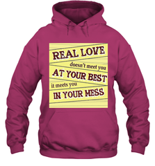 Real love funny quotes for valentine (2) Hooded Sweatshirt Hooded Sweatshirt - HHHstores