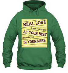 Real love funny quotes for valentine (2) Hooded Sweatshirt Hooded Sweatshirt - HHHstores