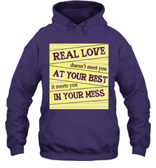 Real love funny quotes for valentine (2) Hooded Sweatshirt Hooded Sweatshirt - HHHstores