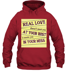 Real love funny quotes for valentine (2) Hooded Sweatshirt Hooded Sweatshirt - HHHstores