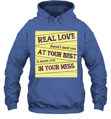 Real love funny quotes for valentine (2) Hooded Sweatshirt Hooded Sweatshirt - HHHstores