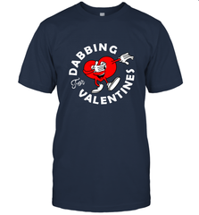 Dabbing Heart For Valentine's Day Art Graphics Heart Gift Men's T-Shirt Men's T-Shirt - HHHstores