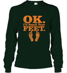 OK I'll Smell Your Feet Trick Or Treat Halloween Gift Long Sleeve T-Shirt Long Sleeve T-Shirt - HHHstores