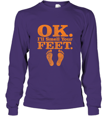 OK I'll Smell Your Feet Trick Or Treat Halloween Gift Long Sleeve T-Shirt Long Sleeve T-Shirt - HHHstores