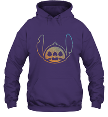 Disney Stitch Face Halloween Hooded Sweatshirt Hooded Sweatshirt - HHHstores