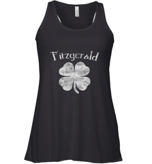 Vintage Fitzgerald Irish Shamrock St Patty's Day Women's Racerback Tank Women's Racerback Tank - HHHstores