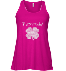 Vintage Fitzgerald Irish Shamrock St Patty's Day Women's Racerback Tank Women's Racerback Tank - HHHstores
