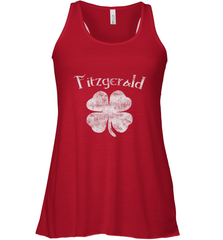 Vintage Fitzgerald Irish Shamrock St Patty's Day Women's Racerback Tank Women's Racerback Tank - HHHstores