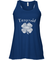 Vintage Fitzgerald Irish Shamrock St Patty's Day Women's Racerback Tank Women's Racerback Tank - HHHstores