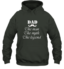 Dad the man the myth the legend Happy Father's day Hooded Sweatshirt Hooded Sweatshirt - HHHstores
