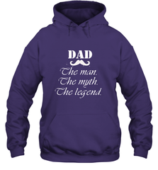 Dad the man the myth the legend Happy Father's day Hooded Sweatshirt Hooded Sweatshirt - HHHstores