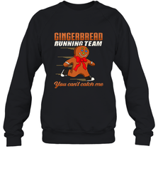 Christmas Gingerbread Man Cookie Gingerbread Running Team Crewneck Sweatshirt Crewneck Sweatshirt - HHHstores