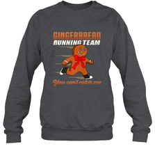 Christmas Gingerbread Man Cookie Gingerbread Running Team Crewneck Sweatshirt Crewneck Sweatshirt - HHHstores