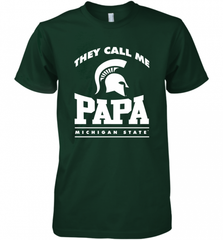 Michigan State Spartans They Call Me Papa Men's Premium T-Shirt Men's Premium T-Shirt - HHHstores