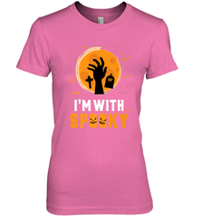 I'm With Spooky  Scary Halloween Costume Gift Women's Premium T-Shirt Women's Premium T-Shirt - HHHstores