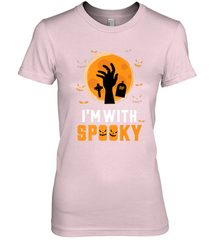 I'm With Spooky  Scary Halloween Costume Gift Women's Premium T-Shirt Women's Premium T-Shirt - HHHstores