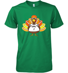Cool Thanksgiving Football Shirt _ Gobble Player Turkey Gift Men's Premium T-Shirt Men's Premium T-Shirt - HHHstores