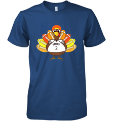 Cool Thanksgiving Football Shirt _ Gobble Player Turkey Gift Men's Premium T-Shirt Men's Premium T-Shirt - HHHstores
