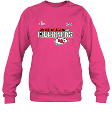 Youth Kansas City Chiefs NFL Pro Line by Fanatics Super Bowl LIV Champions Trophy Crewneck Sweatshirt Crewneck Sweatshirt - HHHstores