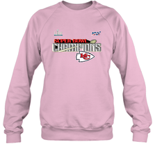 Youth Kansas City Chiefs NFL Pro Line by Fanatics Super Bowl LIV Champions Trophy Crewneck Sweatshirt Crewneck Sweatshirt - HHHstores