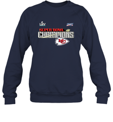 Youth Kansas City Chiefs NFL Pro Line by Fanatics Super Bowl LIV Champions Trophy Crewneck Sweatshirt Crewneck Sweatshirt - HHHstores