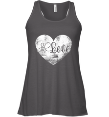 Love Valentines Day Heart Vintage Gift For Men Women Women's Racerback Tank Women's Racerback Tank - HHHstores