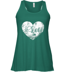 Love Valentines Day Heart Vintage Gift For Men Women Women's Racerback Tank Women's Racerback Tank - HHHstores