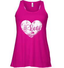 Love Valentines Day Heart Vintage Gift For Men Women Women's Racerback Tank Women's Racerback Tank - HHHstores
