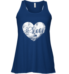 Love Valentines Day Heart Vintage Gift For Men Women Women's Racerback Tank Women's Racerback Tank - HHHstores
