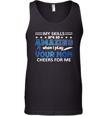 HOCKEY Yours Mom Cheers For Me Men's Tank Top Men's Tank Top - HHHstores