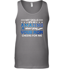 HOCKEY Yours Mom Cheers For Me Men's Tank Top Men's Tank Top - HHHstores