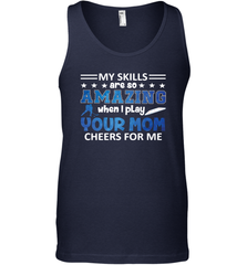 HOCKEY Yours Mom Cheers For Me Men's Tank Top Men's Tank Top - HHHstores