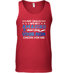 HOCKEY Yours Mom Cheers For Me Men's Tank Top Men's Tank Top - HHHstores