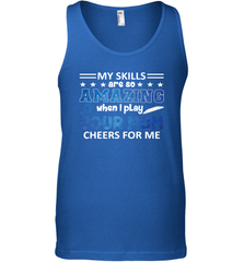 HOCKEY Yours Mom Cheers For Me Men's Tank Top Men's Tank Top - HHHstores