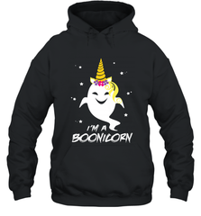 I'm A Boonicorn Cute Halloween Unicorn Boo Ghost Hooded Sweatshirt Hooded Sweatshirt - HHHstores