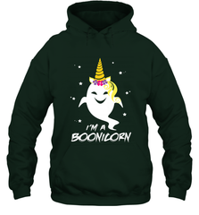 I'm A Boonicorn Cute Halloween Unicorn Boo Ghost Hooded Sweatshirt Hooded Sweatshirt - HHHstores