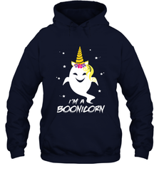 I'm A Boonicorn Cute Halloween Unicorn Boo Ghost Hooded Sweatshirt Hooded Sweatshirt - HHHstores