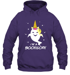 I'm A Boonicorn Cute Halloween Unicorn Boo Ghost Hooded Sweatshirt Hooded Sweatshirt - HHHstores