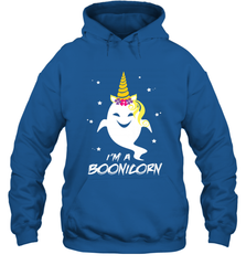 I'm A Boonicorn Cute Halloween Unicorn Boo Ghost Hooded Sweatshirt Hooded Sweatshirt - HHHstores