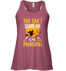 You Can't Scare Me Principal Quote Halloween Funny Costume Women's Racerback Tank Women's Racerback Tank - HHHstores