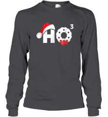 Santa HO HO3 Cubed Funny Christmas Long Sleeve T-Shirt Long Sleeve T-Shirt - HHHstores