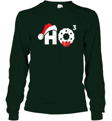 Santa HO HO3 Cubed Funny Christmas Long Sleeve T-Shirt Long Sleeve T-Shirt - HHHstores