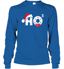 Santa HO HO3 Cubed Funny Christmas Long Sleeve T-Shirt Long Sleeve T-Shirt - HHHstores