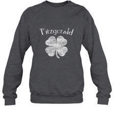 Vintage Fitzgerald Irish Shamrock St Patty's Day Crewneck Sweatshirt Crewneck Sweatshirt - HHHstores