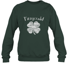 Vintage Fitzgerald Irish Shamrock St Patty's Day Crewneck Sweatshirt Crewneck Sweatshirt - HHHstores
