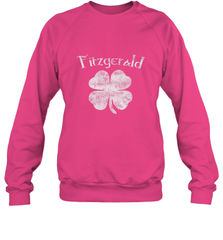 Vintage Fitzgerald Irish Shamrock St Patty's Day Crewneck Sweatshirt Crewneck Sweatshirt - HHHstores